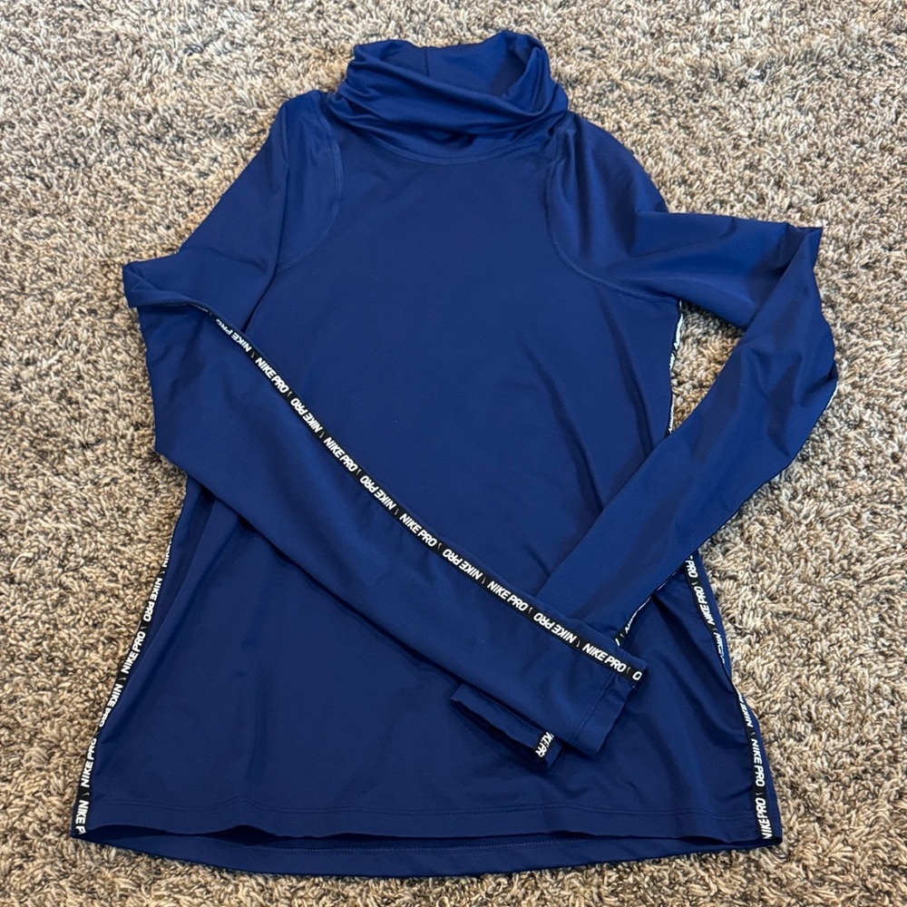 Nike Women's Deep Blue Long Sleeve Top